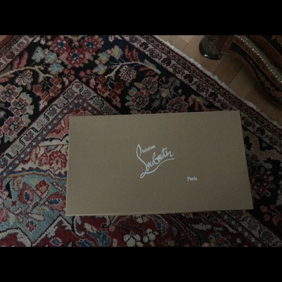 Louboutin knee high suede boots 38.5 - Picture 3 of 3